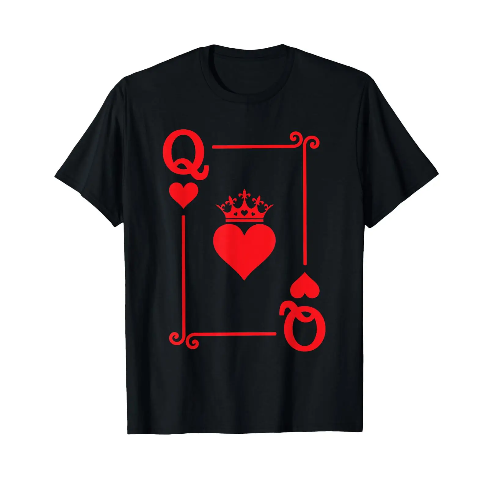 Vintage Fashion Queen - Queen Hearts Card Costume Spielkarten-T-Shirt im