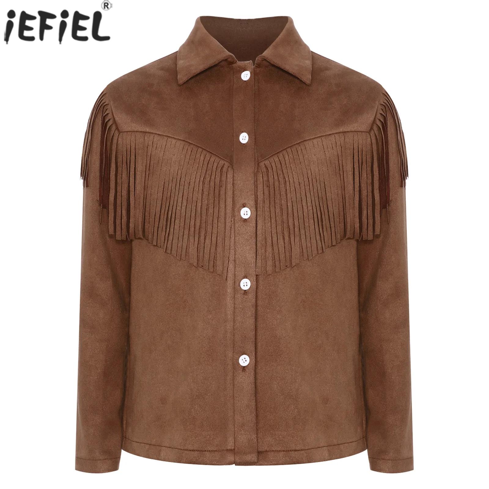 Vintage Fashion Outfit - Jungen Mädchen Western Cowboy Cowgirl Kostüm