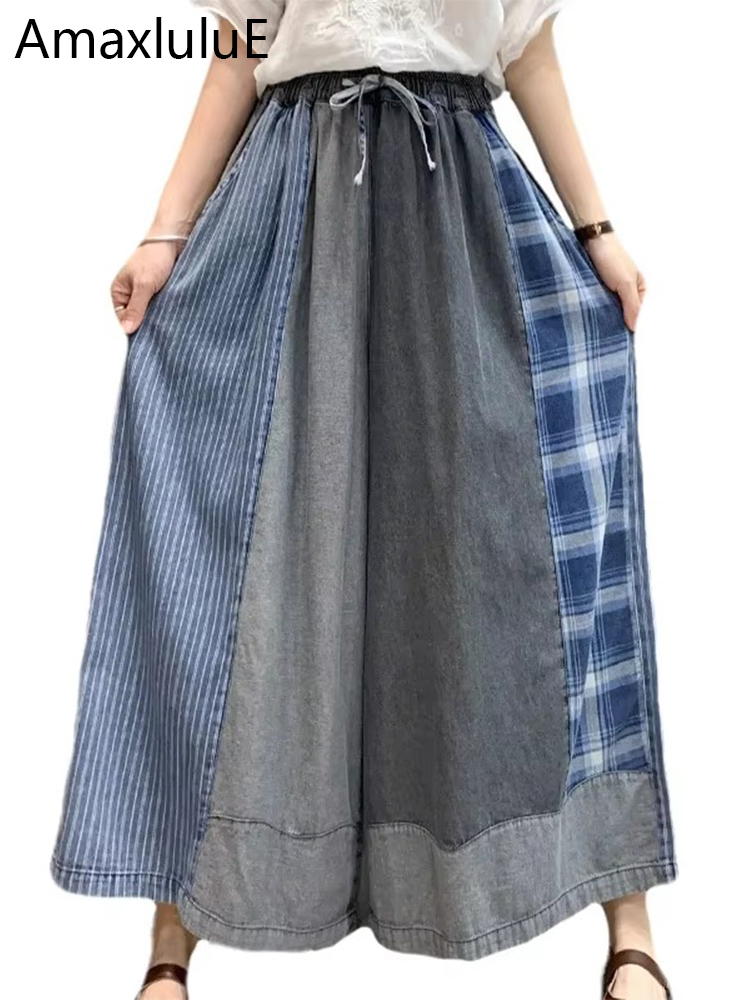 Vintage Fashion Jeans - Amax luluE Herbst Mode Plus Größe