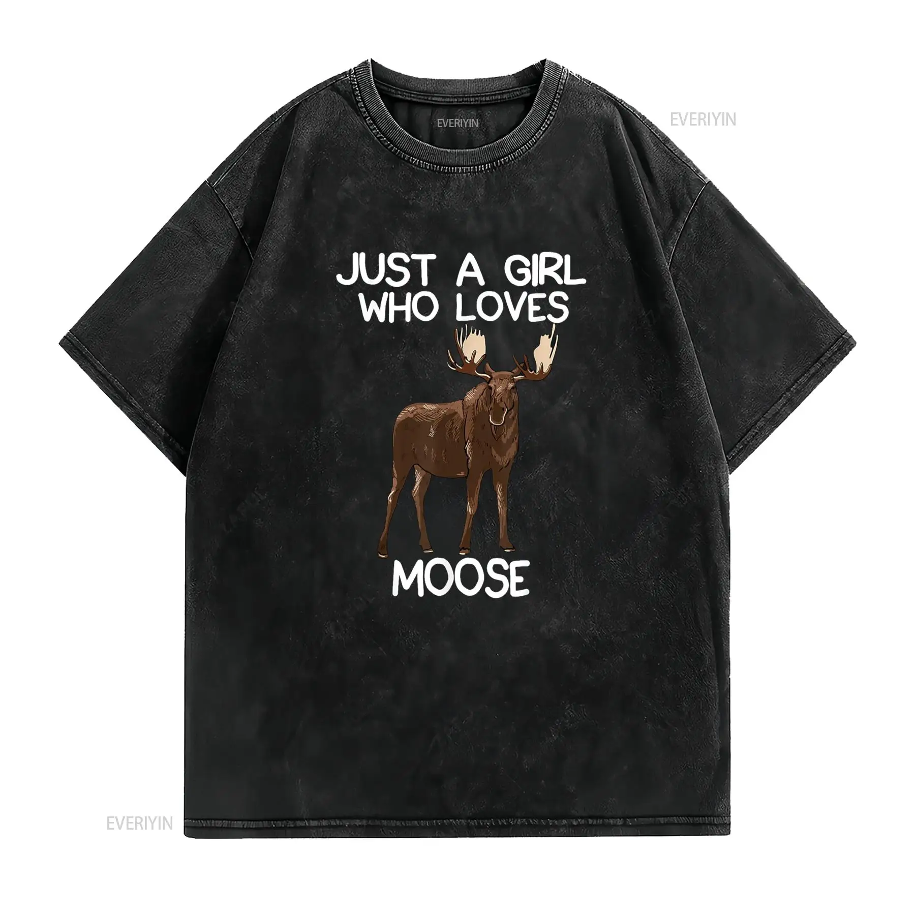 Just A Girl Who Loves Moose Fu – Vintage Fashion Quotes Bewertung und Preis