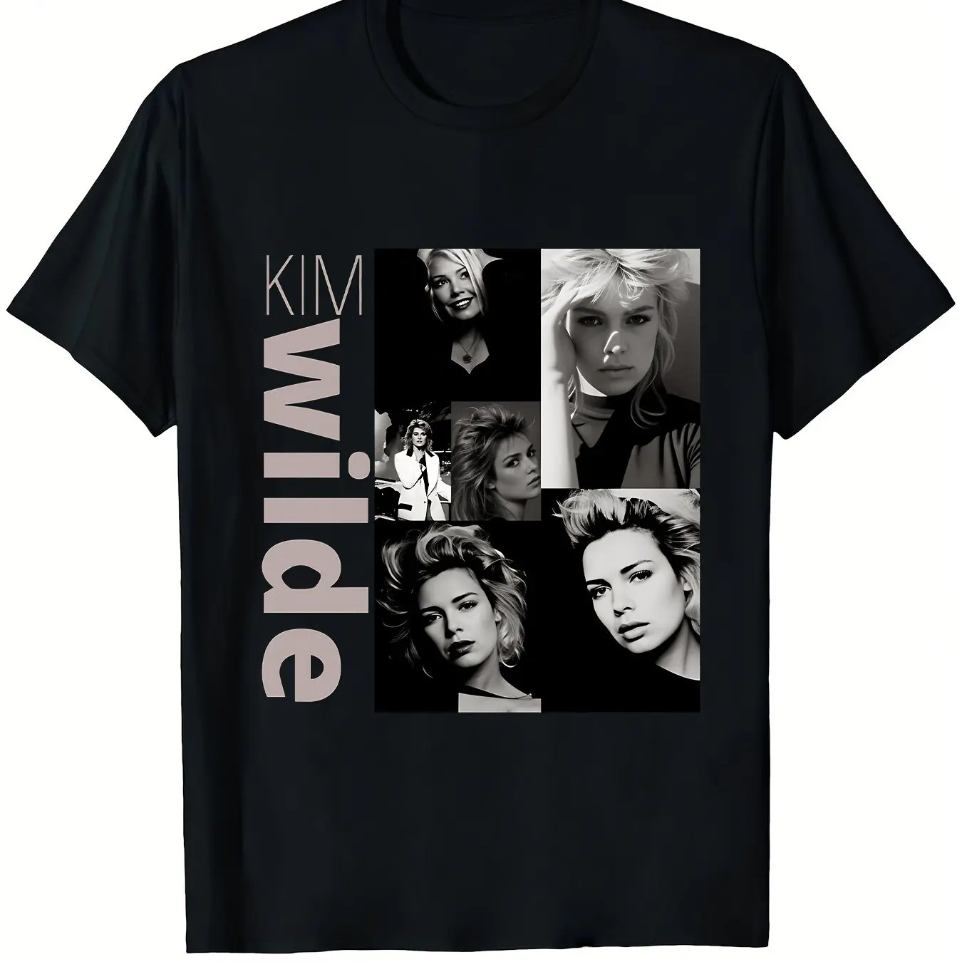 Kim Wilde Vintage Grafik-T-Shi – Vintage Fashion Collage Bewertung und Preis