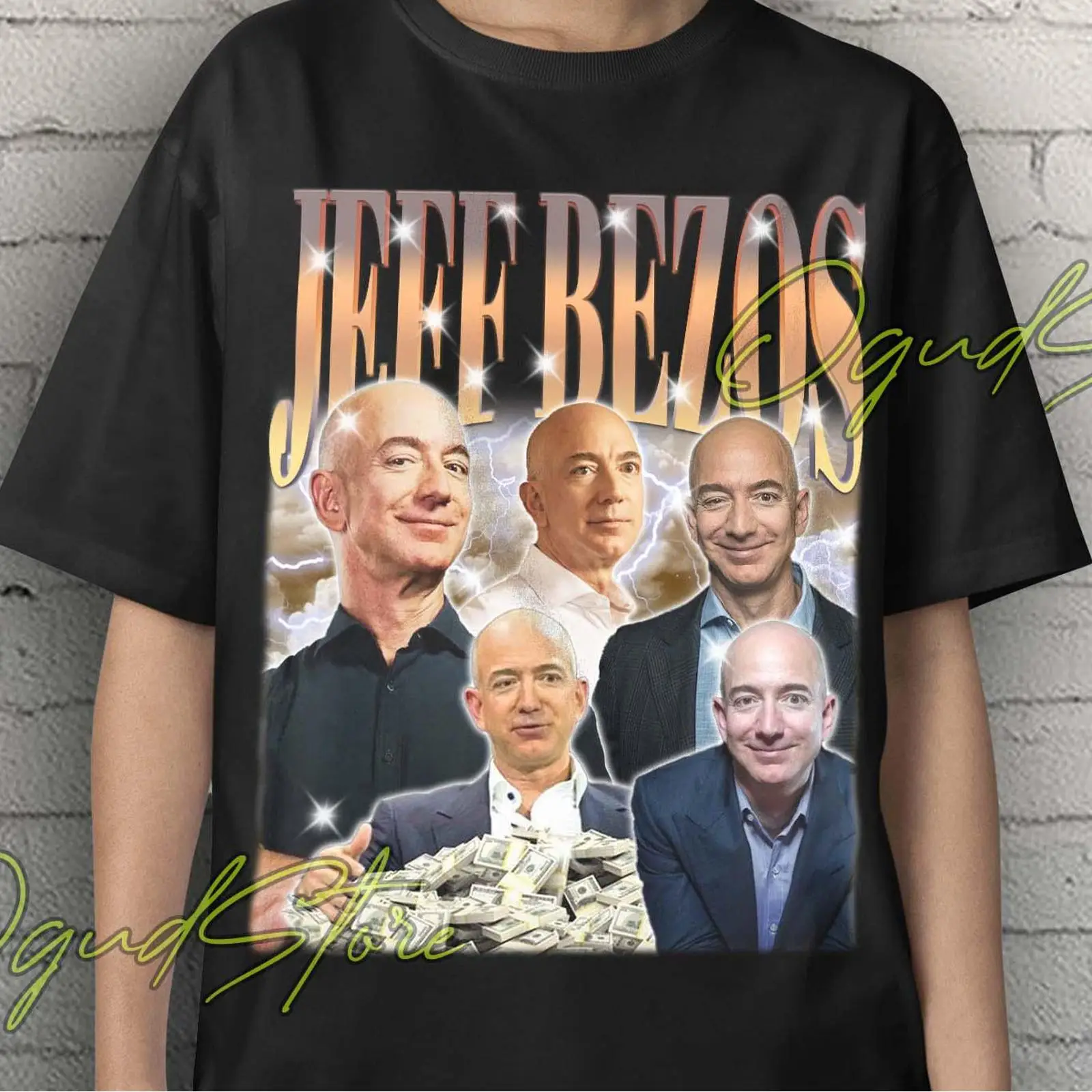 Jeff Bezos Collage Retro Vinta – Vintage Fashion Collage Bewertung und Preis