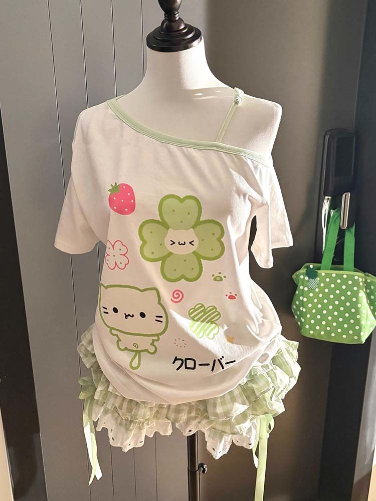Süße Kawaii Vintage Frauen Ele – Vintage Fashion Subculture Bewertung und Preis
